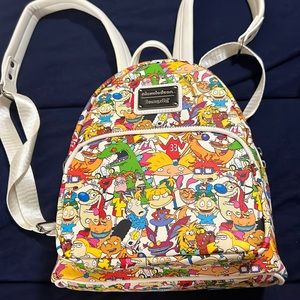 Loungefly Nickelodeon Characters all Over Hey Arnold Mini Backpack
